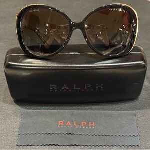 Ralph Lauren Black and Gold Sunglasses